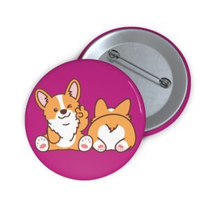 Corgis Pin Buttons