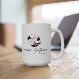 Every Love Story is Worth Writing White Ceramic Mug - Image 4